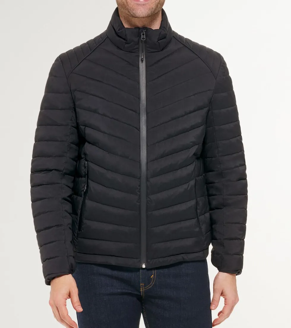 Cole Haan Puffer Jackets|Quilted Jackets*Men's Quilt Jacket Black