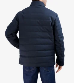 Cole Haan Outerwear|Rain Jackets*Men's Quilted Rain Jacket DarkBlue