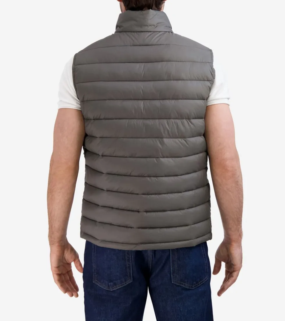 Cole Haan Vests|Outerwear*Men's Quilted Vest Charcoal