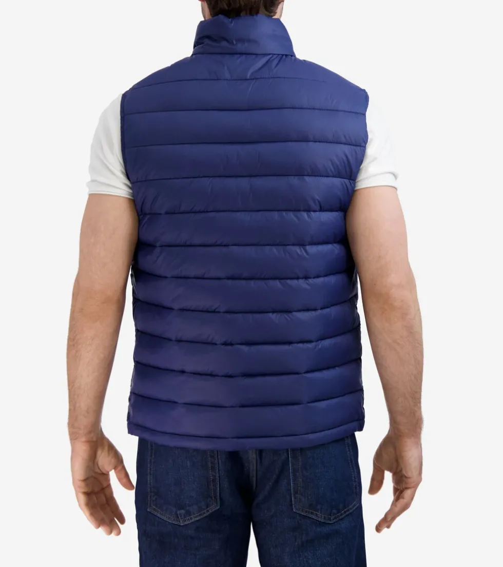 Cole Haan Vests|Outerwear*Men's Quilted Vest Navy