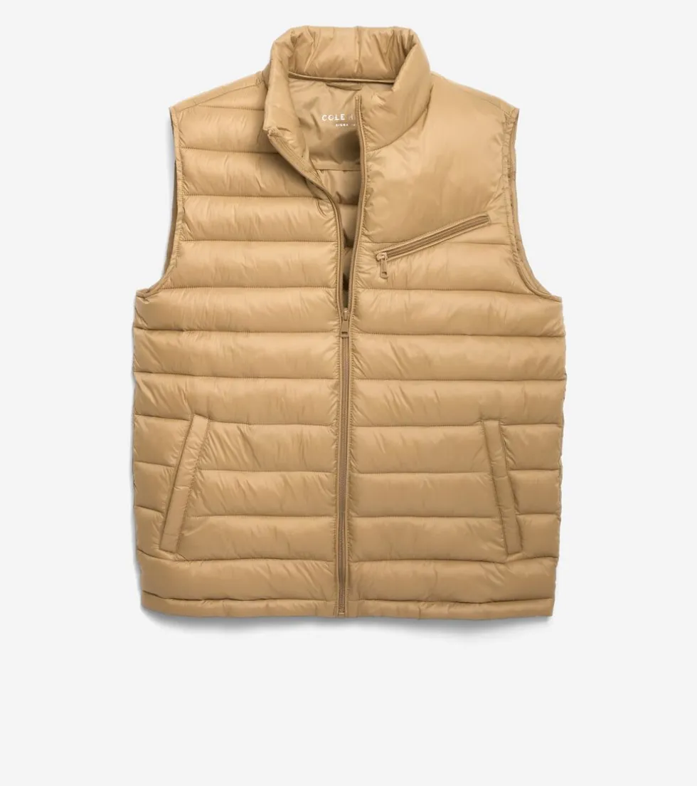 Cole Haan Vests|Outerwear*Men's Quilted Vest Sand