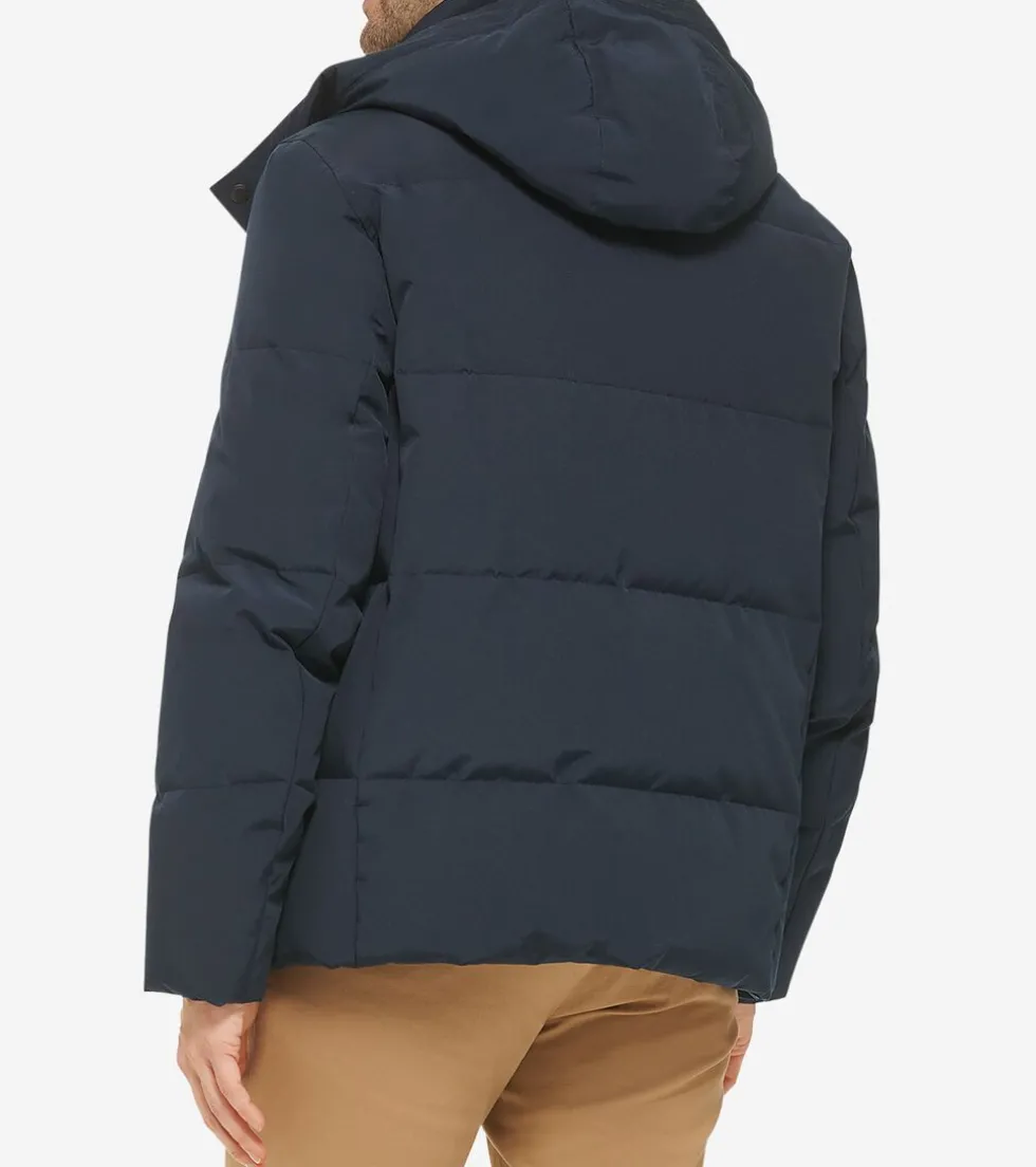 Cole Haan Puffer Jackets|Outerwear*Men's Short Tech Puffer Coat Navy