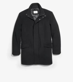 Cole Haan Wool Coats|Car Coats & Blazers*Men's Stand Collar Car Coat Black
