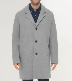 Cole Haan Wool Coats|Car Coats & Blazers*Men's Stretch Wool Top Coat LightGrey