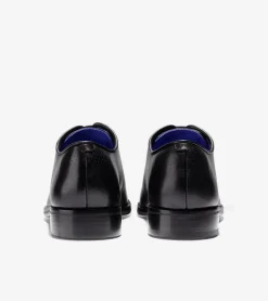 Cole Haan Extended Sizes & Widths|Dress Shoes*Men's Washington Grand Laser Wingtip Oxfords BlackLeather