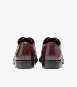 Cole Haan Dress Shoes|Oxfords*Men's Washington Grand Laser Wingtip Oxfords Bloodstone-Black