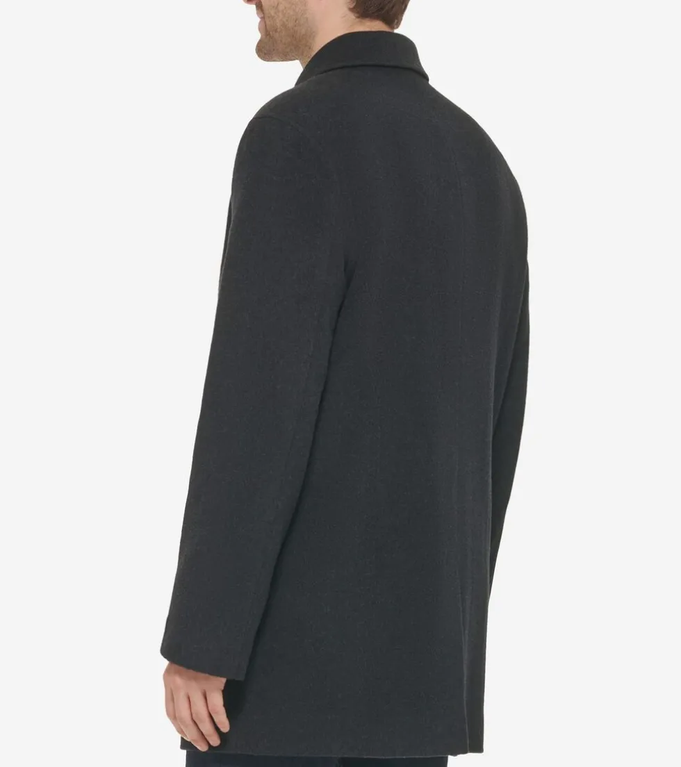 Cole Haan Wool Coats|Car Coats & Blazers*Men's Wool Cashmere Top Coat Charcoal
