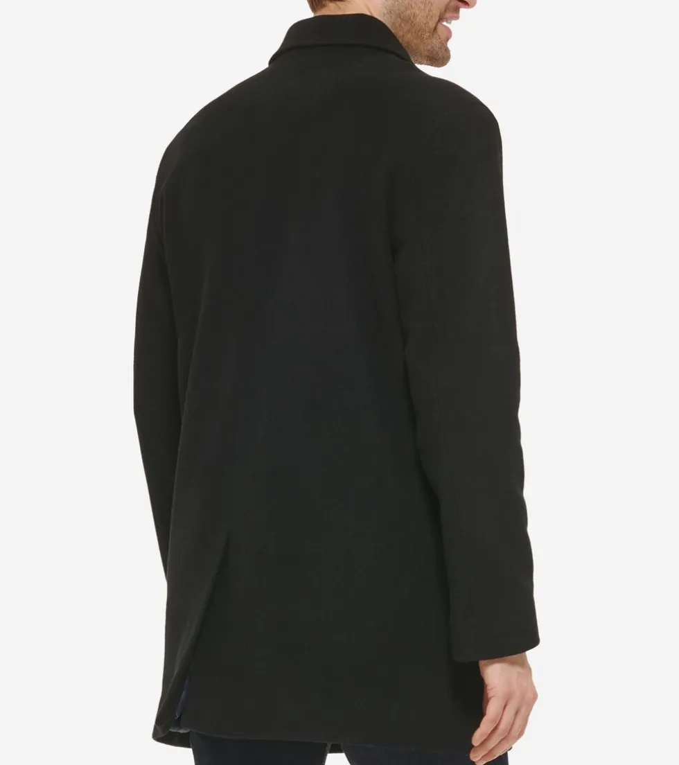 Cole Haan Wool Coats|Car Coats & Blazers*Men's Wool Cashmere Top Coat Black