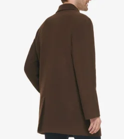Cole Haan Wool Coats|Car Coats & Blazers*Men's Wool Cashmere Top Coat Espresso