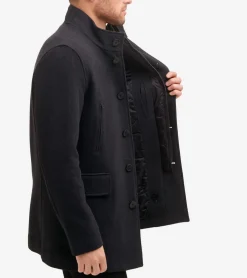 Cole Haan Wool Coats|Car Coats & Blazers*Men's Wool Coat Charcoal
