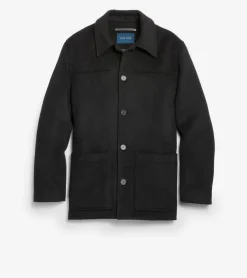 Cole Haan Wool Coats|Car Coats & Blazers*Men's Wool Patch Pocket Jacket Black