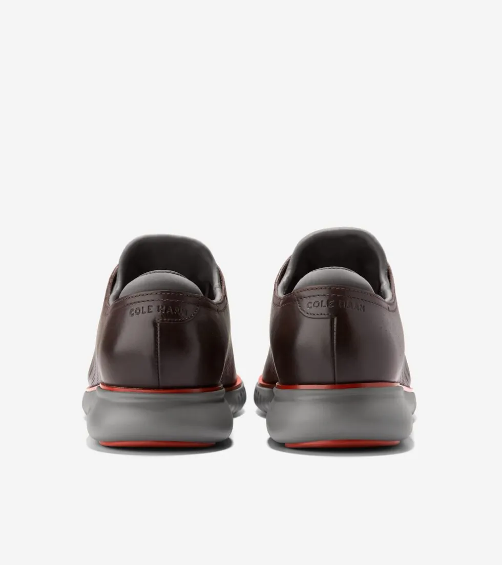 Cole Haan Extended Sizes & Widths|Dress Shoes*Men's 2.ZERØGRAND Laser Wingtip Oxfords DarkChocolate-DecemberSky