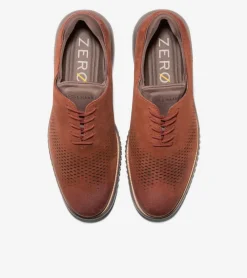 Cole Haan Extended Sizes & Widths|Dress Shoes*Men's 2.ZER&Oslash;GRAND Laser Wingtip Oxfords Lava