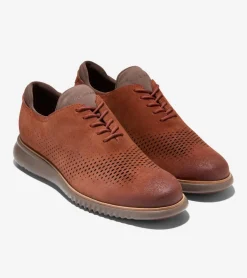 Cole Haan Extended Sizes & Widths|Dress Shoes*Men's 2.ZER&Oslash;GRAND Laser Wingtip Oxfords Lava