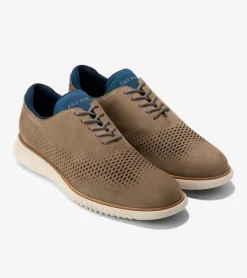 Cole Haan Oxfords*Men's 2.ZER&Oslash;GRAND Laser Wingtip Oxfords IrishCoffee-SandDollar