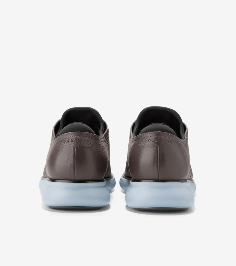 Cole Haan Extended Sizes & Widths|Dress Shoes*Men's 2.ZERØGRAND Laser Wingtip Oxfords Pavement-CelestialBlue-Black