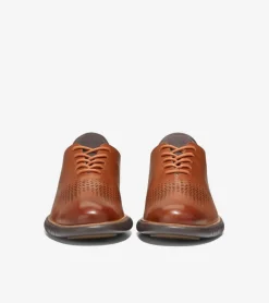 Cole Haan Extended Sizes & Widths|Dress Shoes*Men's 2.ZER&Oslash;GRAND Laser Wingtip Oxfords BritishTan-Java