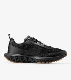 Cole Haan Sneakers|Running Shoes*Men's ZER&Oslash;GRAND Outpace III All-Terrain Running Shoes Black-GrayPinstripe