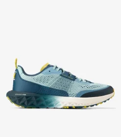Cole Haan Running Shoes|Sneakers*Men's ZER&Oslash;GRAND Outpace III All-Terrain Running Shoes Ether-BlueWingTeal-Ivory
