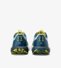 Cole Haan Running Shoes|Sneakers*Men's ZER&Oslash;GRAND Outpace III All-Terrain Running Shoes Ether-BlueWingTeal-Ivory