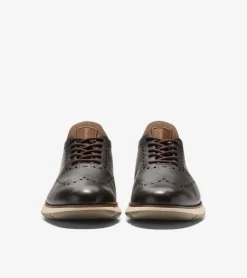 Cole Haan Dress Shoes|Oxfords*Men's 4.ZER&Oslash;GRAND Oxford DarkChocolate-Truffle-Oat