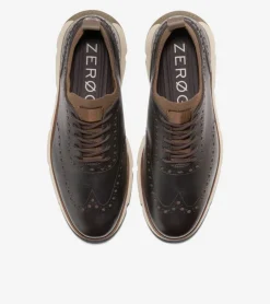 Cole Haan Dress Shoes|Oxfords*Men's 4.ZER&Oslash;GRAND Oxford DarkChocolate-Truffle-Oat