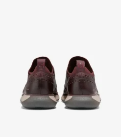 Cole Haan Dress Shoes|Oxfords*Men's 4.ZER&Oslash;GRAND Oxford Bloodstone-Pinot-DarkLatte