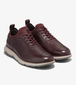 Cole Haan Dress Shoes|Oxfords*Men's 4.ZER&Oslash;GRAND Oxford Bloodstone-Pinot-DarkLatte