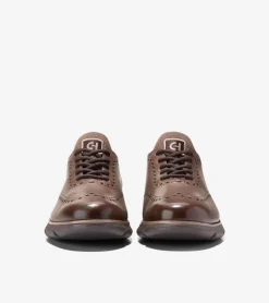 Cole Haan Dress Shoes|Oxfords*Men's 4.ZER&Oslash;GRAND Oxfords Lava-Pavement-DarkChocolate