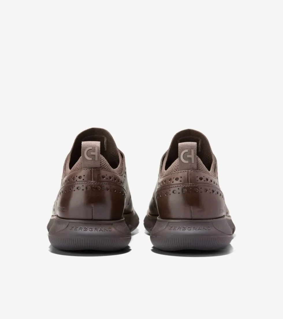 Cole Haan Dress Shoes|Oxfords*Men's 4.ZERØGRAND Oxfords Lava-Pavement-DarkChocolate