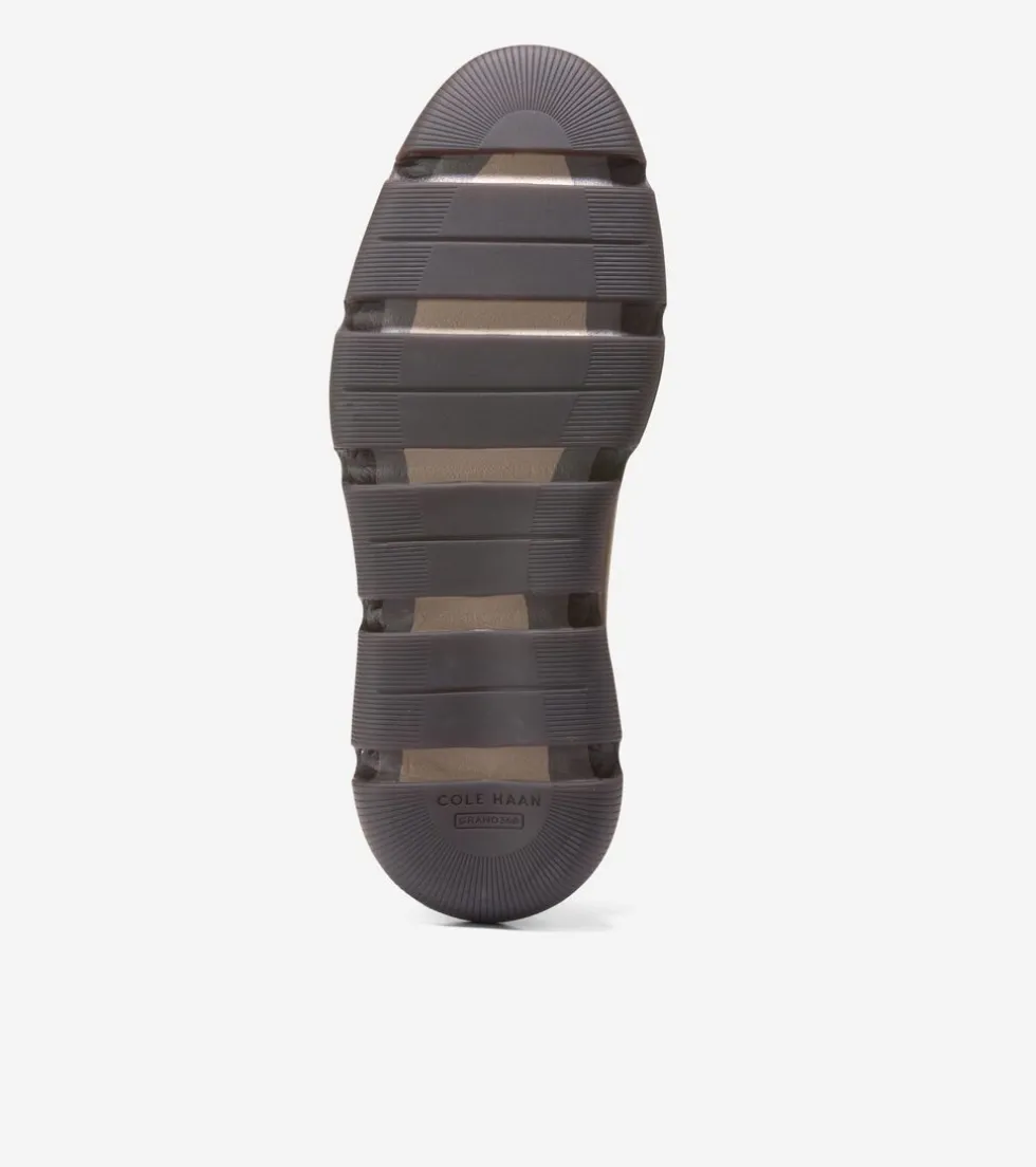 Cole Haan Dress Shoes|Oxfords*Men's 4.ZERØGRAND Oxfords Lava-Pavement-DarkChocolate