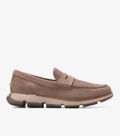 Cole Haan Extended Sizes & Widths|Loafers & Drivers*Men's 4.ZERØGRAND Penny Loafers LavaNubuck-IrishCoffee-Lava