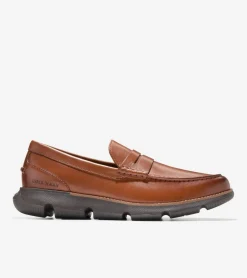Cole Haan Extended Sizes & Widths|Loafers & Drivers*Men's 4.ZERØGRAND Penny Loafers BritishTan-Chocolate-Black