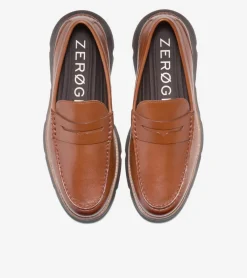 Cole Haan Extended Sizes & Widths|Loafers & Drivers*Men's 4.ZERØGRAND Penny Loafers BritishTan-Chocolate-Black