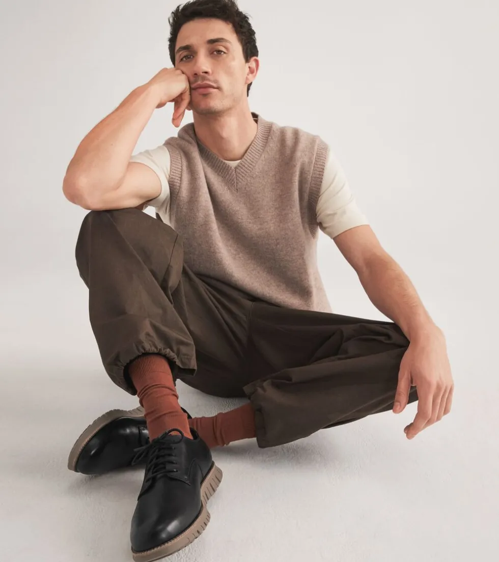 Cole Haan Extended Sizes & Widths|Dress Shoes*Men's ZERØGRAND Remastered Plain Toe Oxfords Black-IrishCoffee