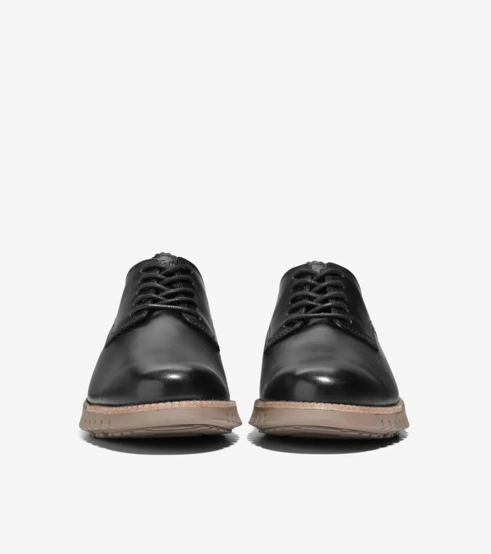 Cole Haan Extended Sizes & Widths|Dress Shoes*Men's ZERØGRAND Remastered Plain Toe Oxfords Black-IrishCoffee
