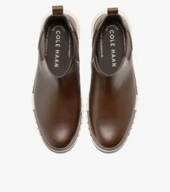 Cole Haan Extended Sizes & Widths|Boots*Men's ZER&Oslash;GRAND Remastered Waterproof Chelsea Boots DesertOlive-Java-Birch