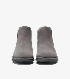 Cole Haan Extended Sizes & Widths|Boots*Men's ZER&Oslash;GRAND Remastered Waterproof Chelsea Boots Pavement-Black