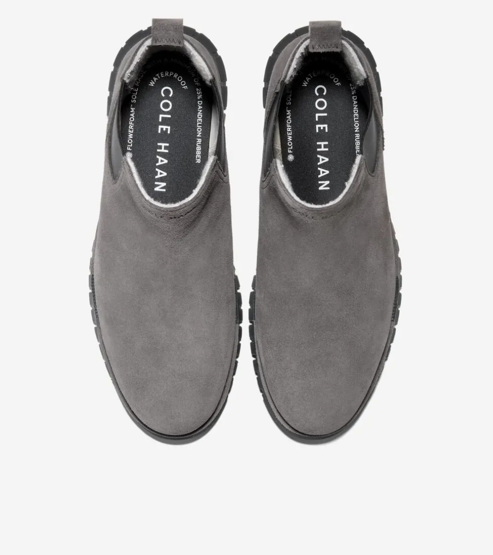 Cole Haan Extended Sizes & Widths|Boots*Men's ZERØGRAND Remastered Waterproof Chelsea Boots Pavement-Black