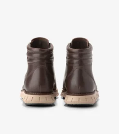 Cole Haan Boots*Men's ZER&Oslash;GRAND Remastered Waterproof Hiking Boots DarkChocolate-Black
