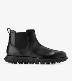 Cole Haan Boots|Extended Sizes & Widths*Men's ZER&Oslash;GRAND Remastered Waterproof Chelsea Boots Black