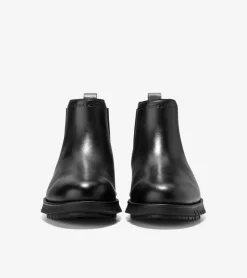 Cole Haan Boots|Extended Sizes & Widths*Men's ZER&Oslash;GRAND Remastered Waterproof Chelsea Boots Black