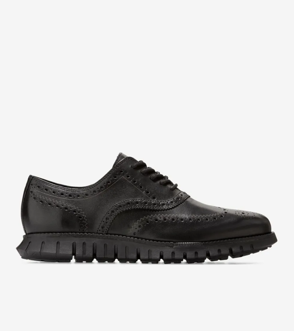 Cole Haan Extended Sizes & Widths|Dress Shoes*Men's ZERØGRAND Remastered Wingtip Oxfords Black