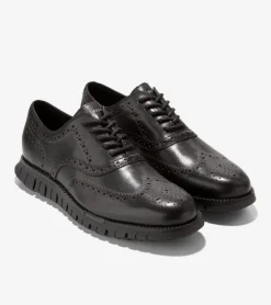 Cole Haan Extended Sizes & Widths|Dress Shoes*Men's ZERØGRAND Remastered Wingtip Oxfords Black