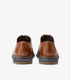 Cole Haan Extended Sizes & Widths|Dress Shoes*Men's ZERØGRAND Remastered Wingtip Oxfords BritishTan-Java