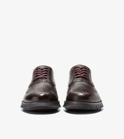 Cole Haan Extended Sizes & Widths|Dress Shoes*Men's ZER&Oslash;GRAND Remastered Wingtip Oxfords Madeira-Black