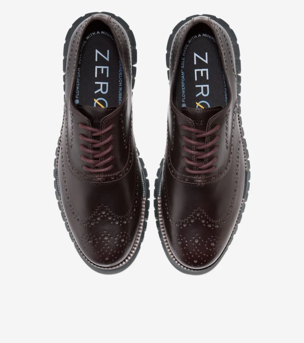 Cole Haan Extended Sizes & Widths|Dress Shoes*Men's ZERØGRAND Remastered Wingtip Oxfords Madeira-Black