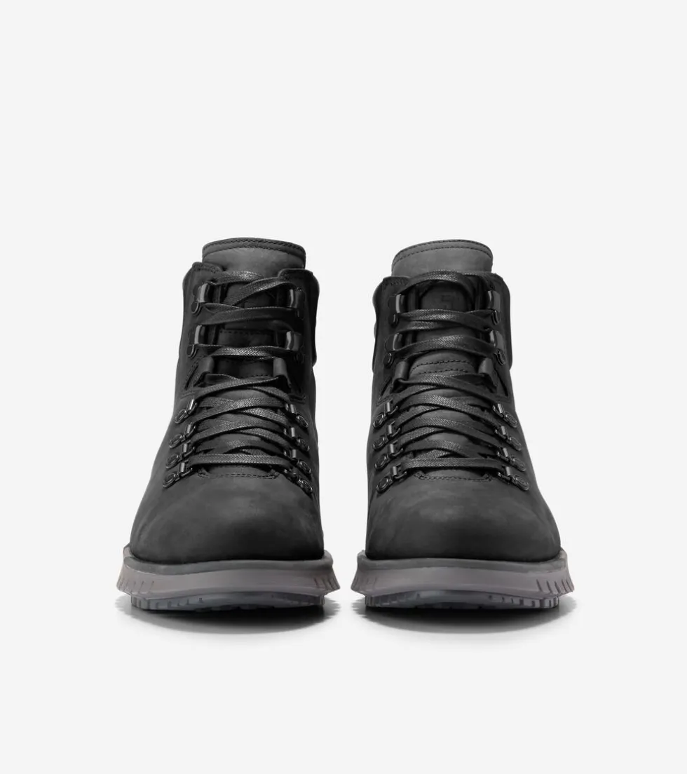 Cole Haan Extended Sizes & Widths|Boots*Men's ZERØGRAND Remastered Waterproof Hiking Boots Black-Pavement