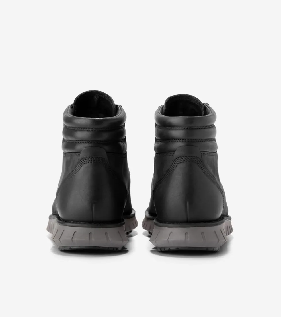 Cole Haan Extended Sizes & Widths|Boots*Men's ZERØGRAND Remastered Waterproof Hiking Boots Black-Pavement