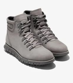 Cole Haan Boots*Men's ZERØGRAND Remastered Waterproof Hiking Boots DecemberSky-Black-Pavement